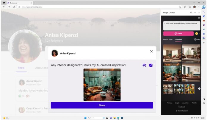 Bing Image Creator és az új DALL-E AI: Frissített Bing keresőmotor új funkciókkal