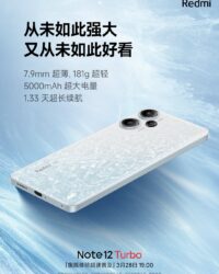 Megjelentek az új Redmi Note 12 Turbo teaser képei - szorosabb kijelző kerettel, mint az iPhone 14