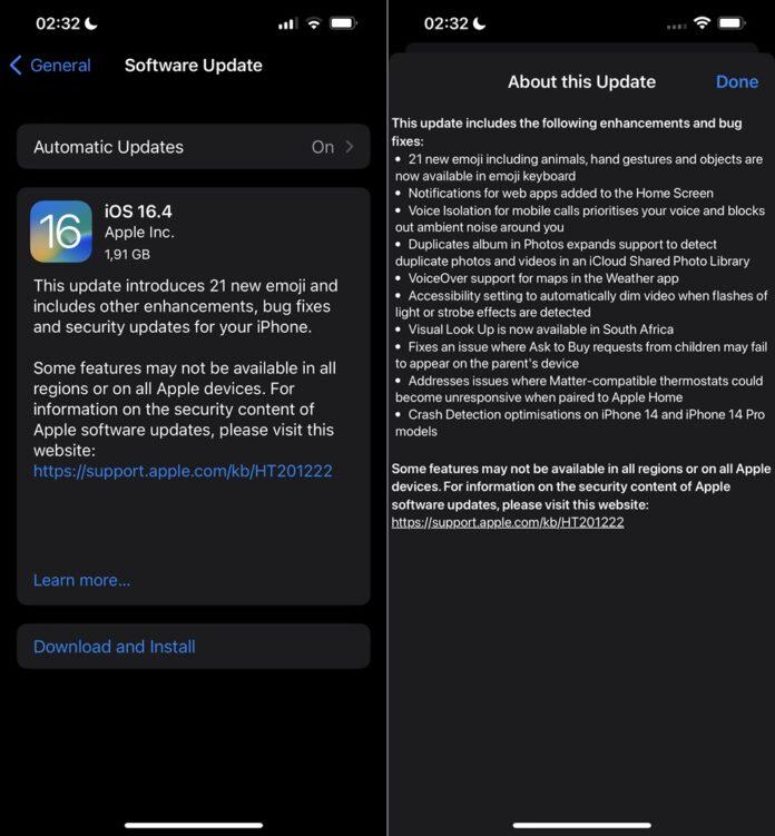 Apple érhetővé tette az iOS 16.4-et, amely új emoji-kat, push értesítéseket a webes alkalmazásokhoz és a HomeKit új architektúráját hozza
