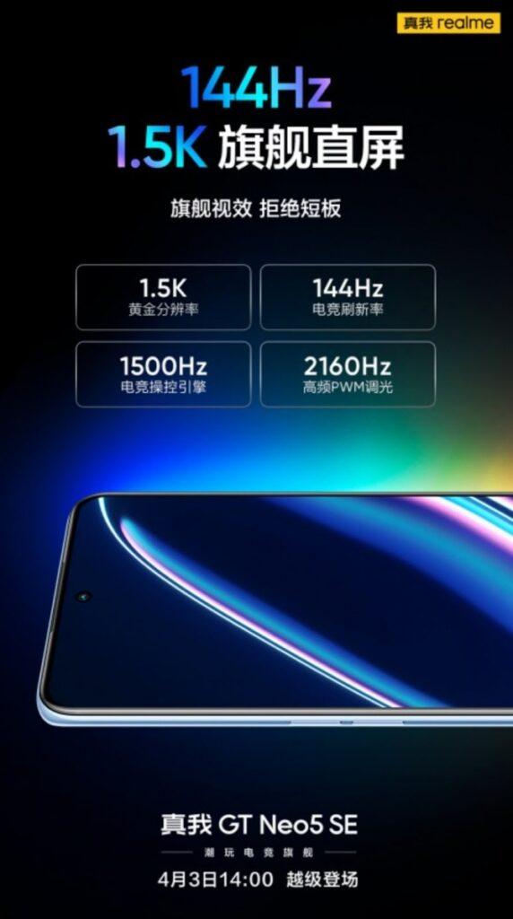 Forradalmi képernyő és villámgyors töltés: bemutatkozik a realme GT Neo 5 SE