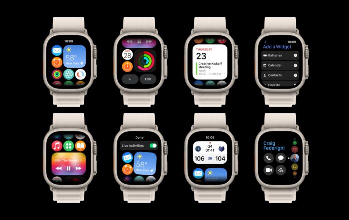 A watchOS 10 felvértezi az Apple Watch-ot: Így változik meg az óra kezelőfelülete a koncepció alapján