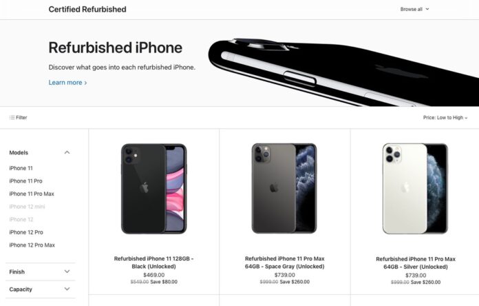 A cég 2022-ben jelentős növekedést ért el a felújított telefonok értékesítésében, ami azt jelenti, hogy a világon eladott minden második ilyen telefon egy iPhone. A Samsung a második helyen áll, de messze le van maradva.