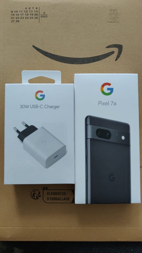 Google Pixel 7a vásárlás az Amazon DE-ről: meglepetés töltőt is kapunk