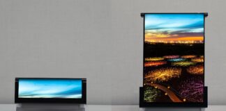 a Samsung Display bemutatott egy 10 colos átmérőjű, hajlítható kijelzőt