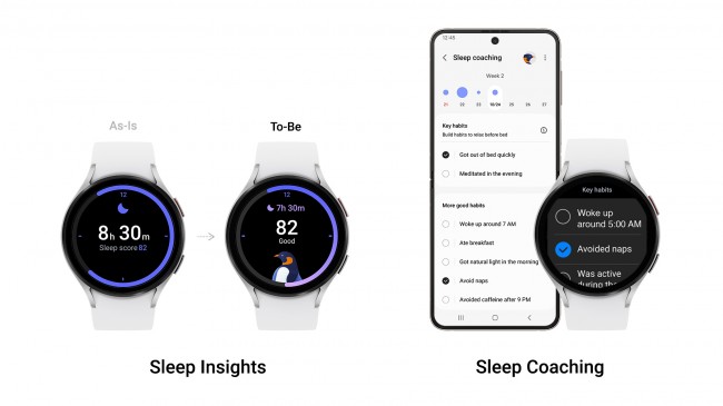 A Samsung pár perccel ezelőtt rántotta le a leplet az One UI 5 Watch okosóra felületről, amely az alvásfigyelést és a sporttevékenységek nyomon követését forradalmasítja