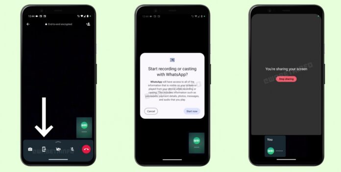 Új funkcióként a WhatsApp mostantól lehetővé teszi a felhasználóknak telefonkijelzőjük megosztását videóhívások során