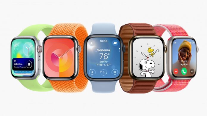 Az Apple Watch interakciója teljesen megújul a watchOS 10-ben