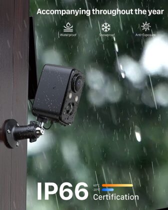 IHOXTX DF220 napelemes biztonsági kamera