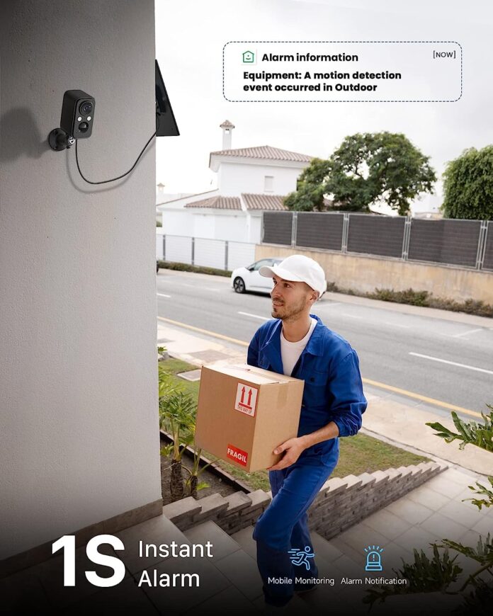 Ha HÉTFŐ akkor AMAZON: Megfizethető biztonságot nyújt az IHOXTX DF220 napelemes biztonsági kamera