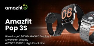 Megérkezett az Amazfit Pop 3S: 12 napos üzemidő és számos sportmód