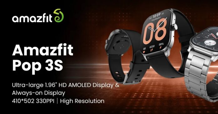 Megérkezett az Amazfit Pop 3S: 12 napos üzemidő és számos sportmód