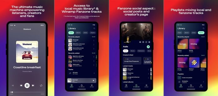 A Winamp ma hivatalos Android alkalmazást indít