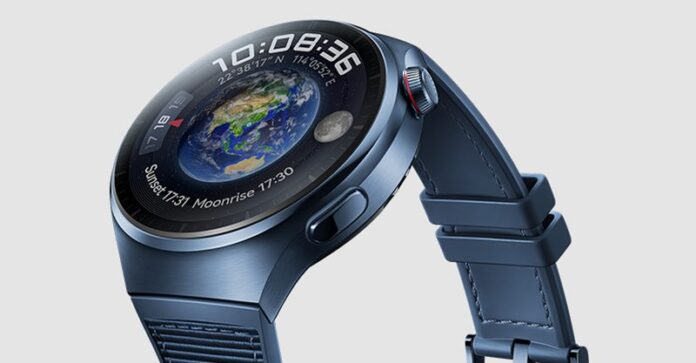Óceánkék változatban debütált a Huawei Watch 4 Pro - újrahasznosított hálóból készült pánttal