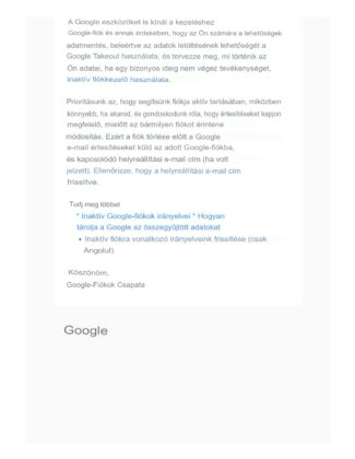 A Google törölni fogja a hosszú ideje nem használt Gmail és YouTube fiókokat