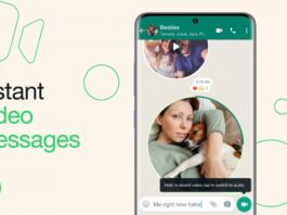 60 másodperces videóüzenetek a WhatsAppon