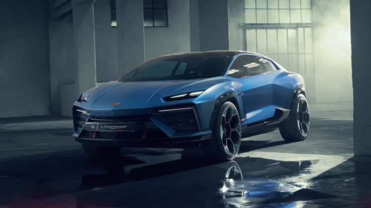 A Lamborghini Lanzadorja több mint 1300 lóerős elektromos szuperautó; A Monterey Car Week autókiállításon leplezték le tegnap