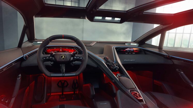 A Lamborghini Lanzadorja több mint 1300 lóerős elektromos szuperautó; A Monterey Car Week autókiállításon leplezték le tegnap