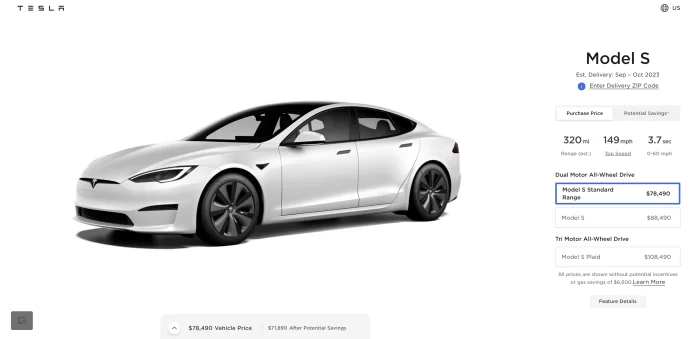 A Tesla olcsóbb, de rövidebb hatótávolságú Model S és Model X változatokat kínál