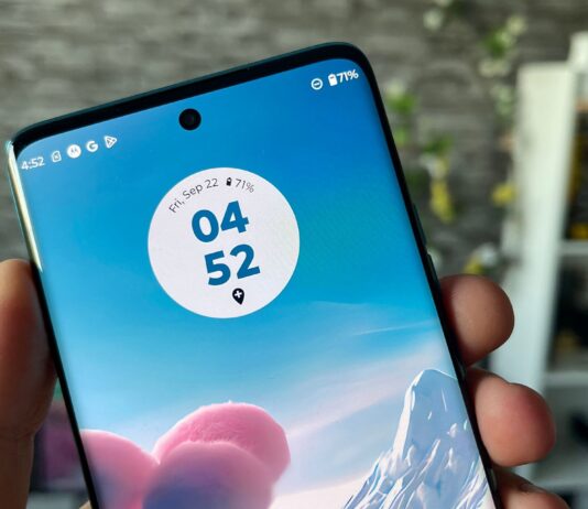 Motorola Edge 40 Neo kicsomagolás
