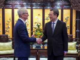 Ding kínai alelnök és Tim Cook: Megújuló együttműködés Kínában