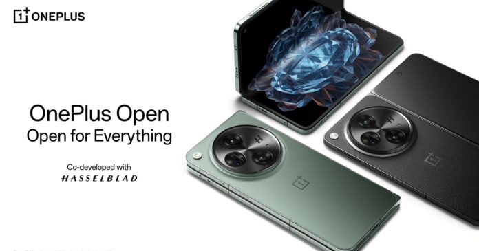 OnePlus Open bemutatva: összecsukható telefon Hasselblad kamerával, Snapdragon 8 Gen 2 lapkával és 5 kamerával
