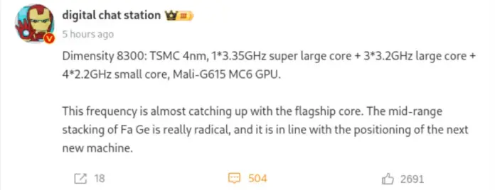 Új erő a mobilpiacon: a MediaTek Dimensity 8300 a Redmi K70-ben debütál