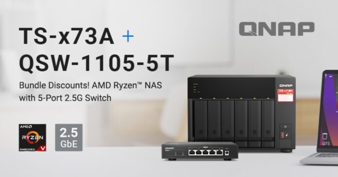 Frissítés a nagy sebességű hálózatok világába: QNAP új 2,5 GbE-s NAS és switch csomagajánlatai