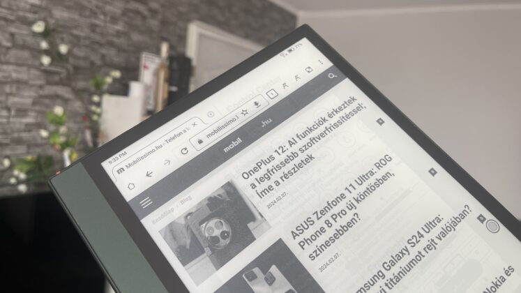 Onyx Boox Note Air 2 Plus TESZT és ÉRTÉKELÉS: A digitális világgal szinkronban maradó üzleti profik eszköze (Androidos táblagép, e-könyv olvasó, elektronikus jegyzetfüzet)