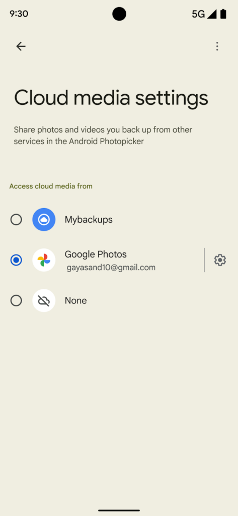 Google Fotók integrációval frissült az Android fényképválasztó; Könnyebb megosztás a felhőből