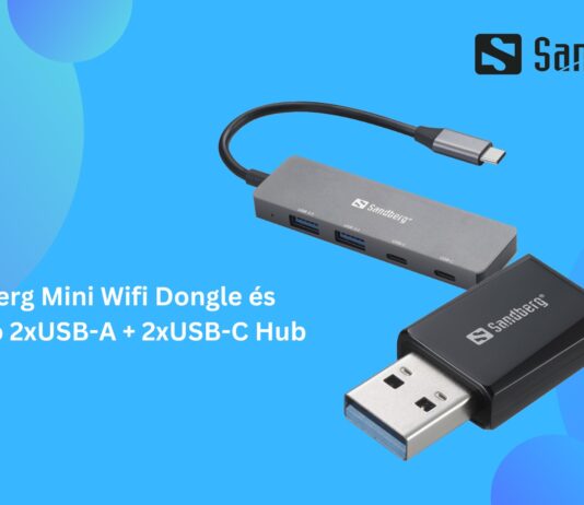 Kompakt méret, nagy teljesítmény: Sandberg WiFi adapter és USB hub