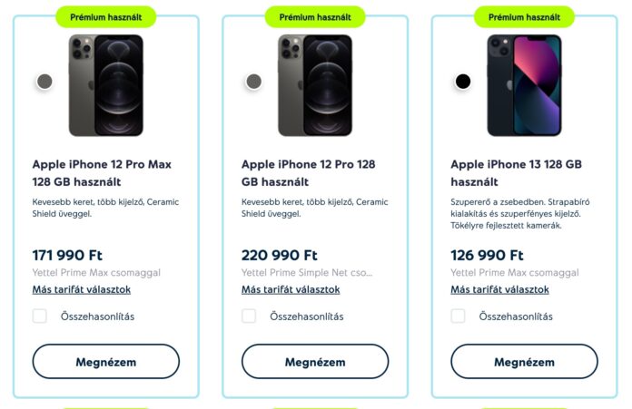 Yettel indulás a használt iPhone-ok piacán