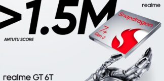 Realme GT 6T bemutatója közelgő teaser anyagokban, középkategóriás okostelefon Snapdragon 7+ Gen3 lapkával