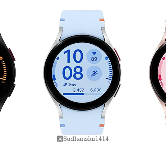 Samsung Galaxy Watch FE részletek: színek, dizájn és specifikációk
