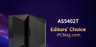 Az ASUSTOR AS5402T lett a PCMAG választása; kiemelkedő NAS teljesítmény