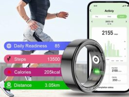 Akciós V2 okosgyűrű: Egészségügyi funkciók és kényelem egyben, mindössze 18,27 USD-ért