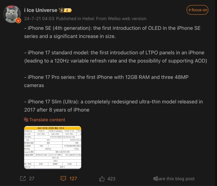 iPhone 17 Slim: ultrakönnyű dizájn és magas ár
