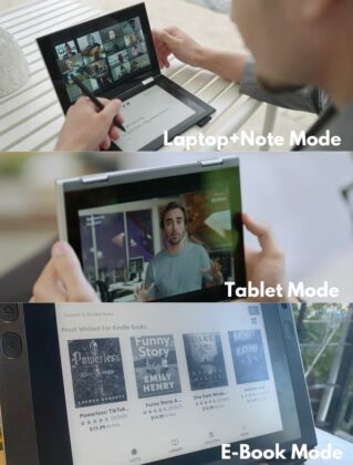 OKPad: a Bluegen új kettős kijelzős táblagépe Kickstarteren; LCD és E Ink