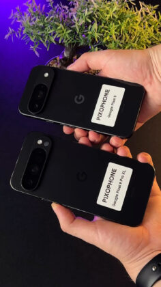 TikTok szivárogtatás: Pixel 9 Pro XL és Pixel 9 összehasonlítása; Prototípusok gravírozott hátlappal