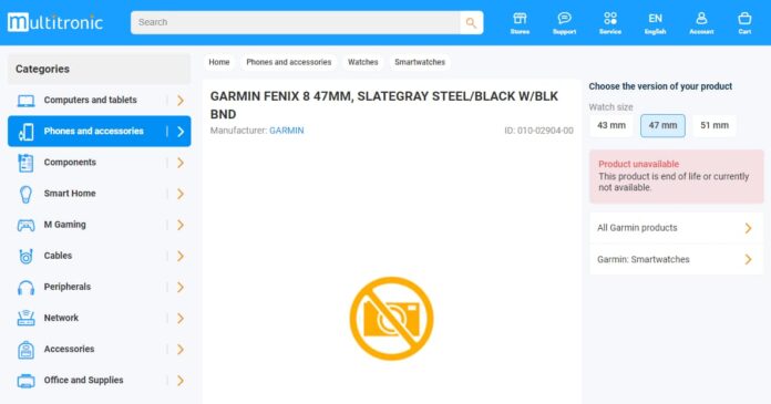 Garmin Fenix 8: AMOLED kijelzővel és új névvel érkezik? 1 Garmin Fenix 8