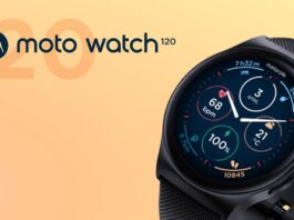 A Motorola bemutatja a Moto Watch 120 okosórát: AMOLED kijelző, fémház és fejlett fitneszfunkciók elérhető áron
