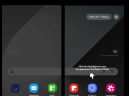 Szimuláld a Galaxy Z Fold6 élményt két hagyományos telefonnal; itt a Try Galaxy új funkciója