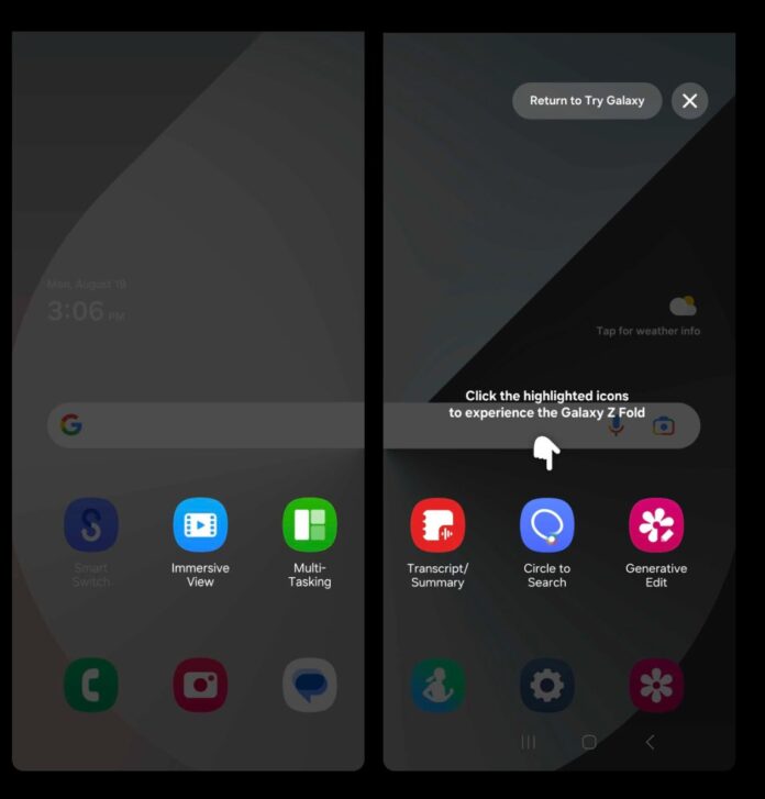 Nincs pénzed Galaxy Z Fold6-ra? Szimuláld az élményt két hagyományos telefonnal! 1 Szimuláld a Galaxy Z Fold6 élményt két hagyományos telefonnal; itt a Try Galaxy új funkciója