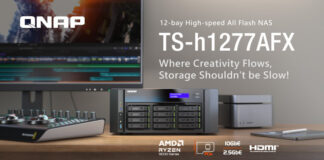 A QNAP TS-h1277AFX: all-flash NAS extrém teljesítménnyel és 25 GbE támogatással