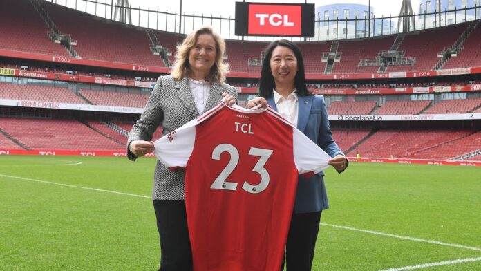 A TCL globális partnerként kapcsolódik az Arsenalhoz; a kínai márka világszerte épít közösséget a futballklubbal