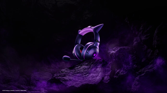 A Razer bemutatta a Gengar-témájú Kraken Kitty V2 fejhallgatót; különc dizájn, változatlan technikai alapok