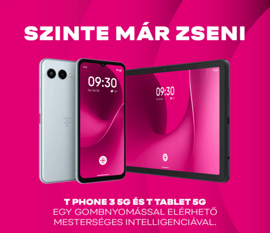 A T Phone 3 5G és a T Tablet 2 5G Magyarországon is elérhető; beépített, magyarul is működő AI-asszisztenssel