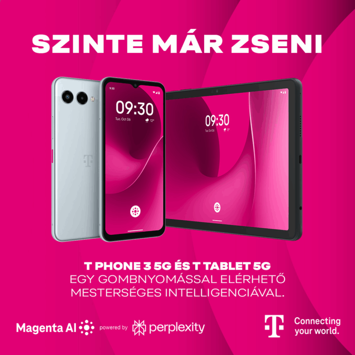 A T Phone 3 5G és a T Tablet 2 5G Magyarországon is elérhető; beépített, magyarul is működő AI-asszisztenssel