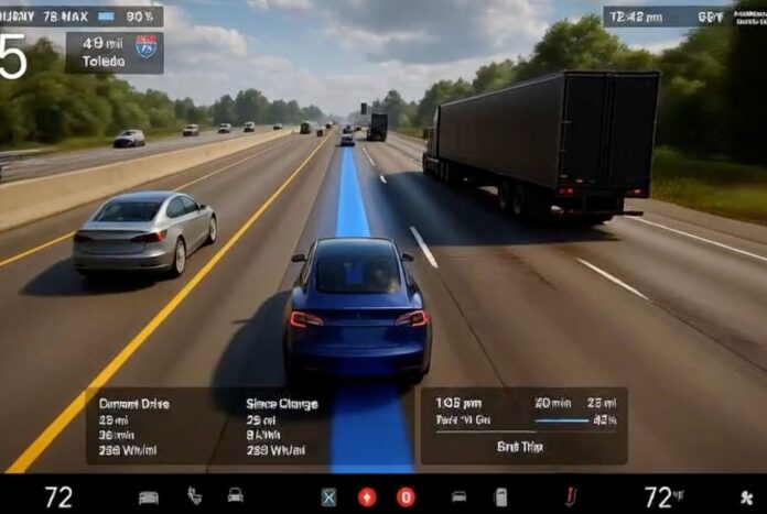 A Tesla Unreal Engine-re vált az Autopilot vizualizációhoz; valósághűbb grafika, de csak az újabb modellek kapják meg