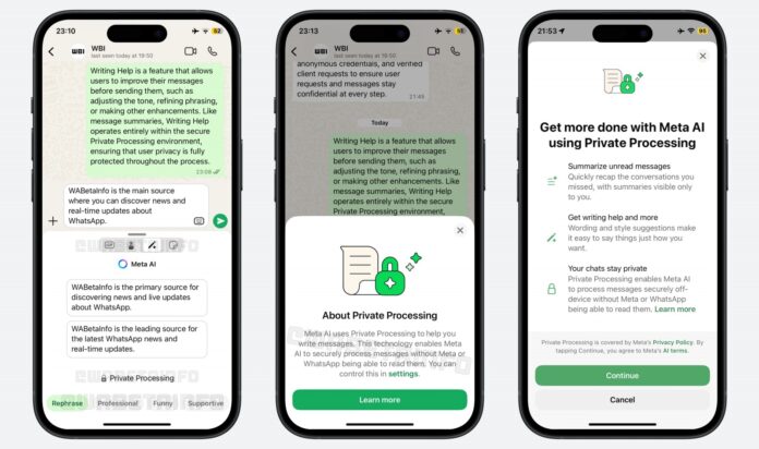 A WhatsApp MI-alapú üzenetjavaslatokat tesztel iOS-en; megérkezett a Writing Help funkció a béta verzióba 1 A WhatsApp MI-vel segít megfogalmazni az üzeneteidet; Writing Help funkció az iOS bétában