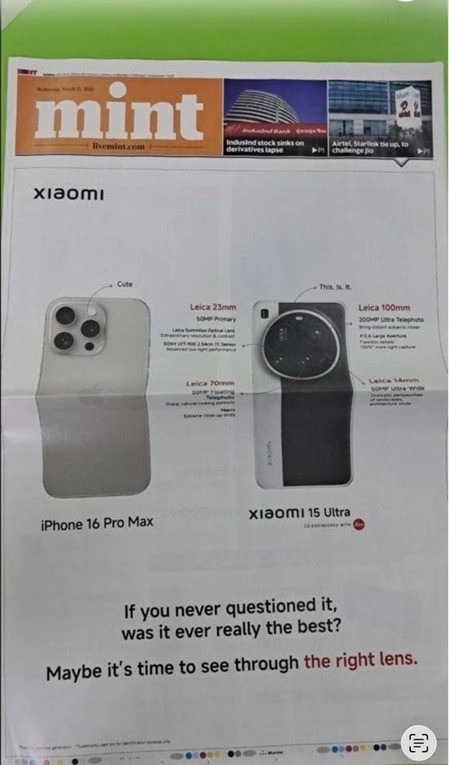 A Samsung és az Apple beperelte a Xiaomit; egy gúnyos reklám miatt robbant ki a vita 1 A Samsung és az Apple beperelte a Xiaomit; egy gúnyos reklám miatt robbant ki a vita